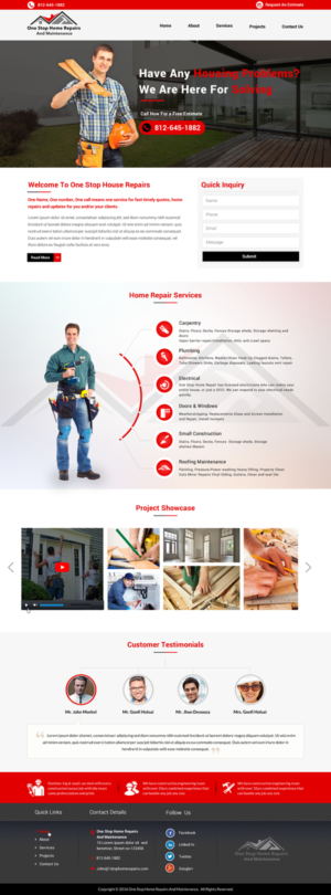 Web Design by Sbss for this project | Design: #11818949
