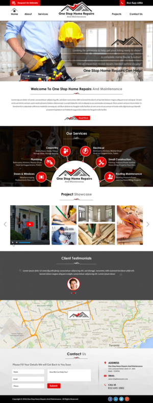 Web Design by Sbss for this project | Design: #11818950