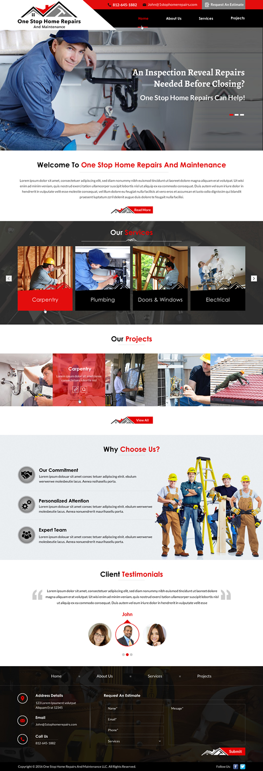Web Design by Sbss for this project | Design #11836213