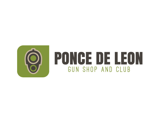 Logo Design by ABG for Ponce de Leon Gun Shop & Club | Design #11816854