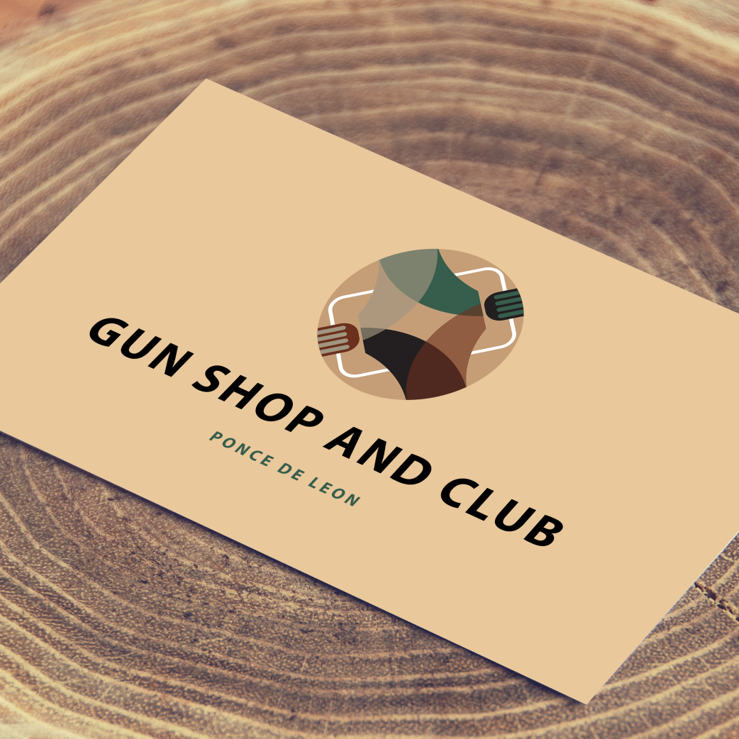 Logo Design by Chandramohan Radhakrishnan for Ponce de Leon Gun Shop & Club | Design #11891903