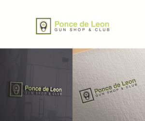 Logo Design by eMARK for Ponce de Leon Gun Shop & Club | Design: #11996262