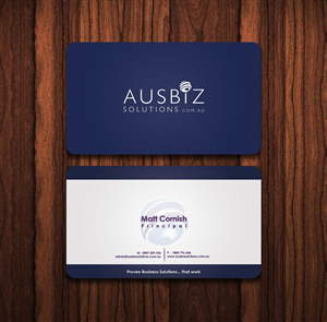 Business Card Design by TS Designs for AusBiz Solutions.com.au | Design: #2356688