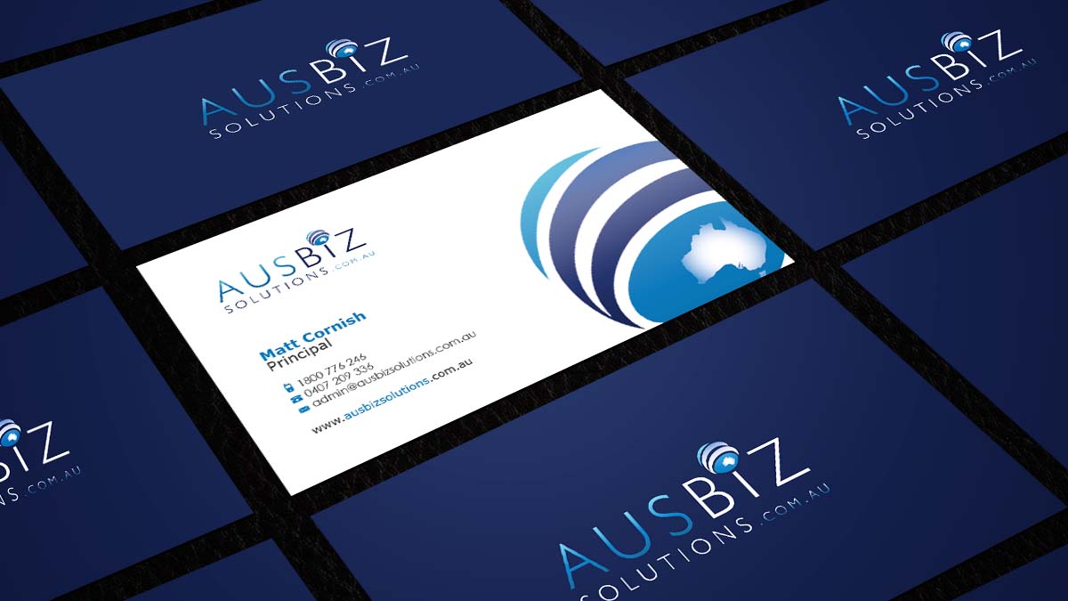 Business Card Design by AZ for AusBiz Solutions.com.au | Design #2353950