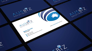 Business Card Design by AZ for AusBiz Solutions.com.au | Design: #2353958