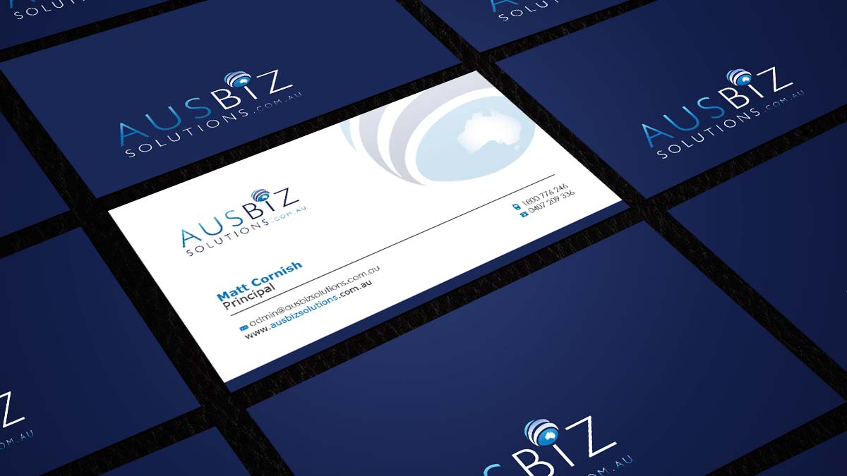 Business Card Design by AZ for AusBiz Solutions.com.au | Design #2353966