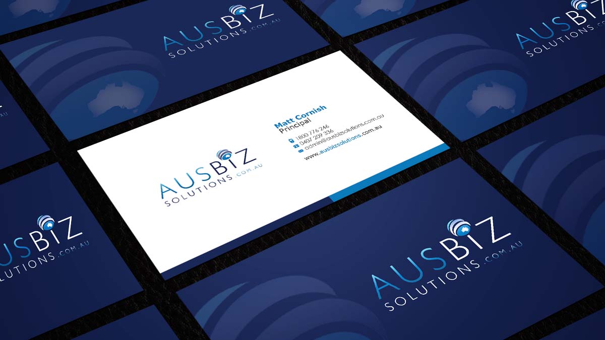 Business Card Design by AZ for AusBiz Solutions.com.au | Design #2353967