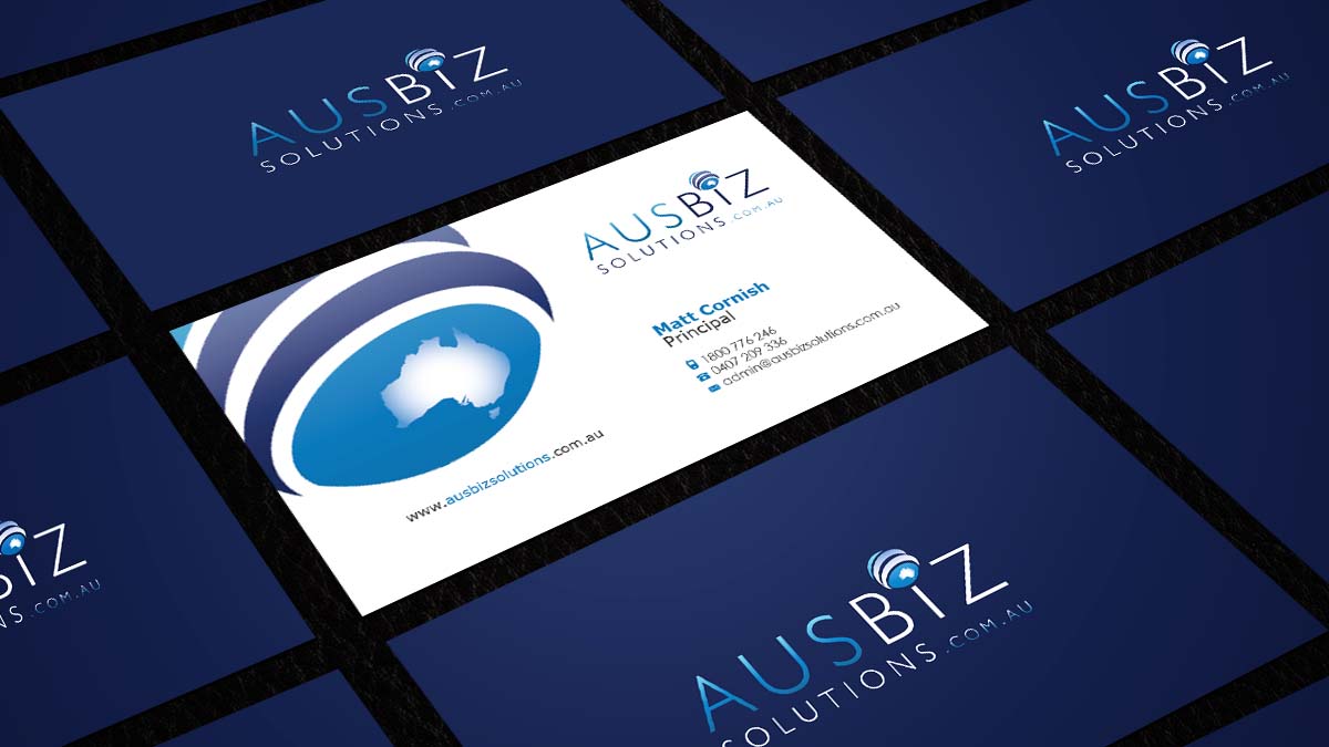 Business Card Design by AZ for AusBiz Solutions.com.au | Design #2353968
