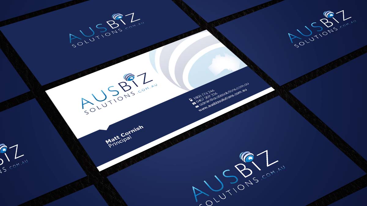 Business Card Design by AZ for AusBiz Solutions.com.au | Design #2353980