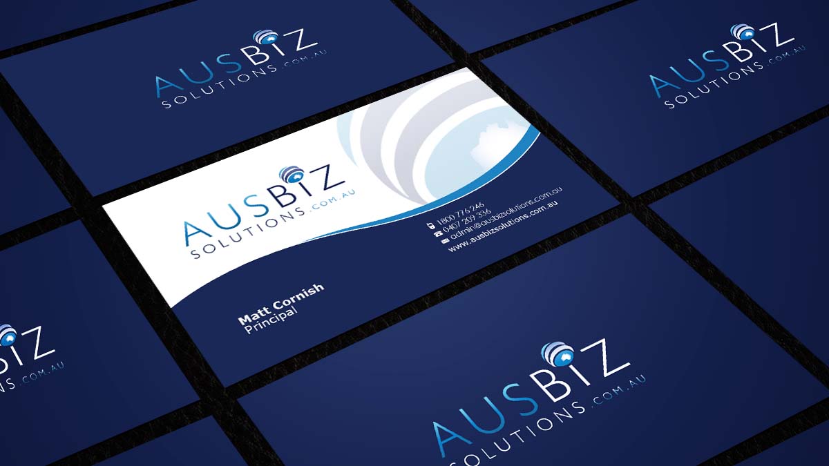 Business Card Design by AZ for AusBiz Solutions.com.au | Design #2354004