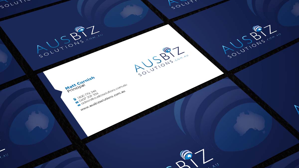 Business Card Design by AZ for AusBiz Solutions.com.au | Design #2354041