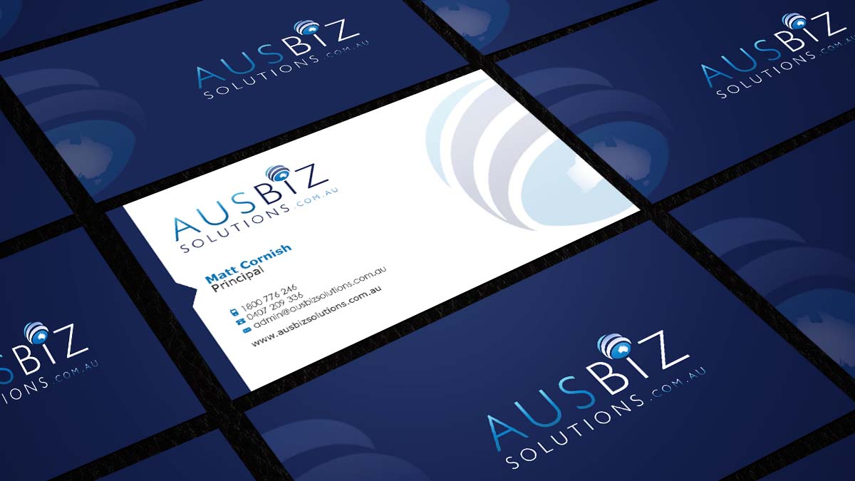 Business Card Design by AZ for AusBiz Solutions.com.au | Design #2354053