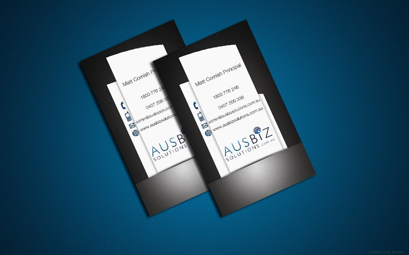 Business Card Design by  Sasko Kmetovich for AusBiz Solutions.com.au | Design #2358779
