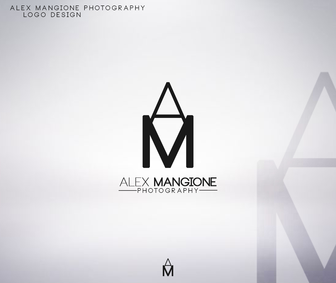 Logo Design by NKmedia for Alex Mangione Photography | Design #11814989