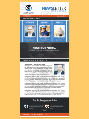 Newsletter Design by LeonFX