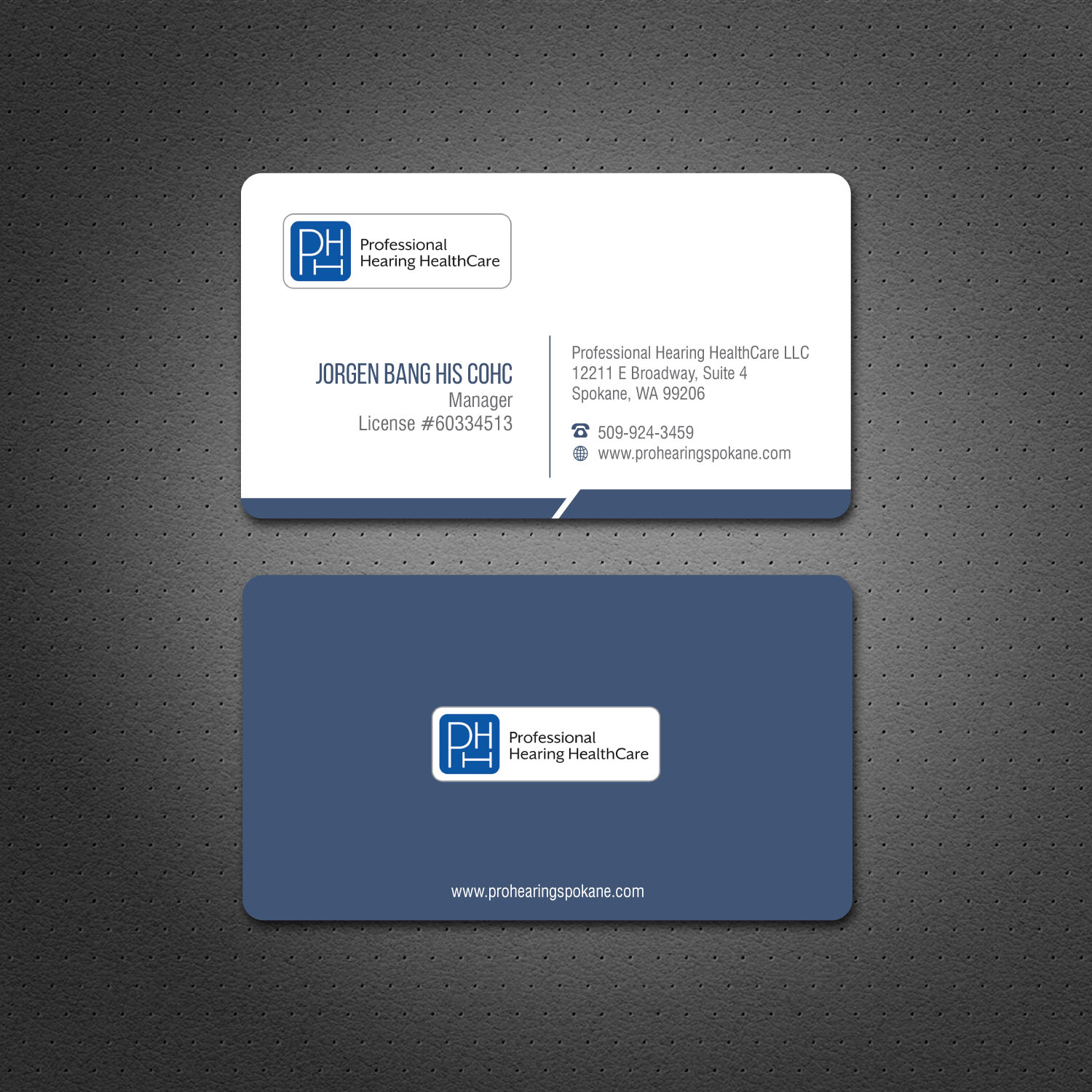 Business Card Design by Dezero for Professional Hearing HealthCare | Design #11900884