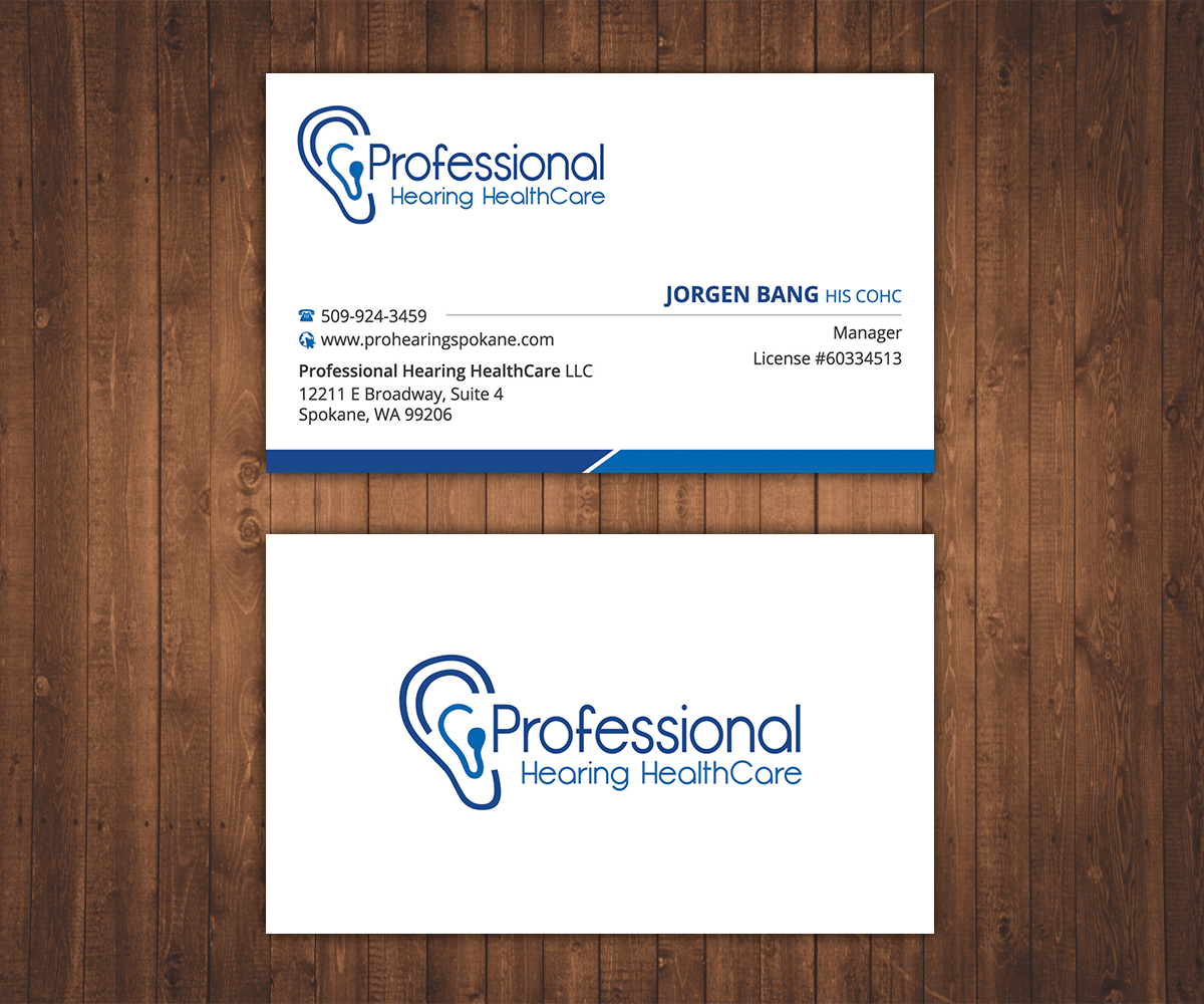 Visitenkarten-Design von Stylez Designz für Professional Hearing HealthCare | Design #11910692
