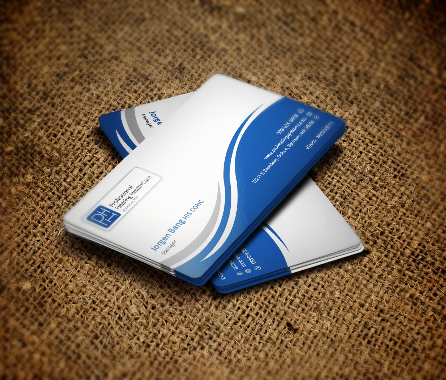Business Card Design by EWS Webs for Professional Hearing HealthCare | Design #11869416