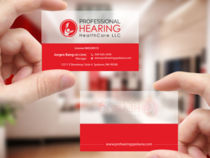 Design de Carte de Visite par Creations Box 2015 pour Professional Hearing HealthCare | Design : #11823590