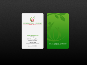 Design de Carte de Visite par Creations Box 2015 pour Professional Hearing HealthCare | Design : #11823592