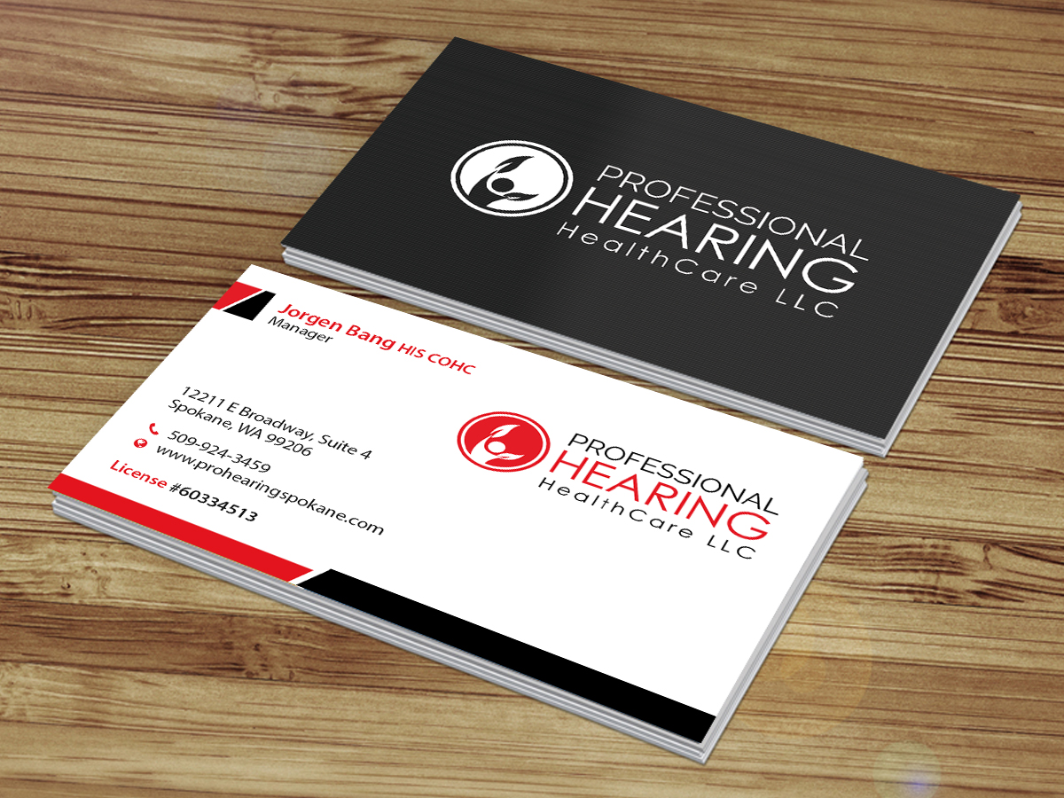 Design de Carte de Visite par Creations Box 2015 pour Professional Hearing HealthCare | Design #11823603