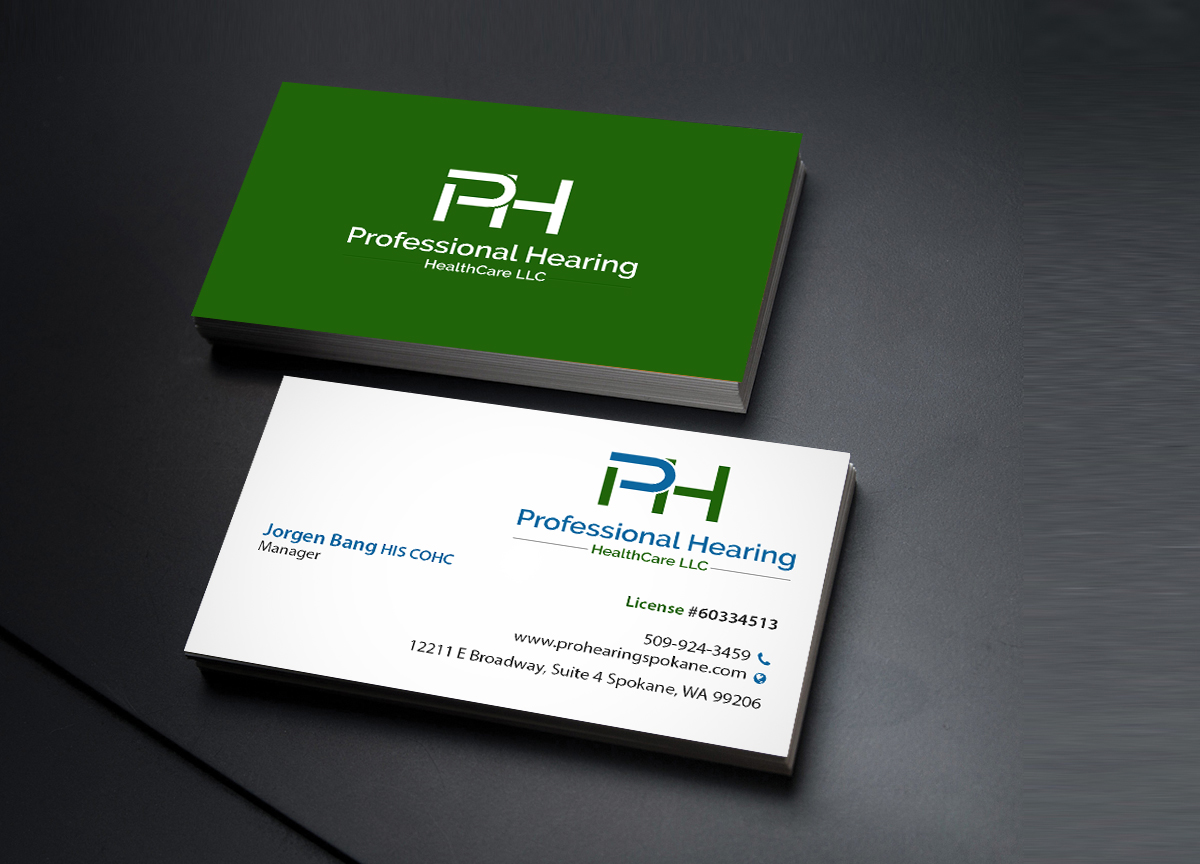 Design de Carte de Visite par Creations Box 2015 pour Professional Hearing HealthCare | Design #11823610