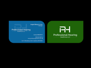 Design de Carte de Visite par Creations Box 2015 pour Professional Hearing HealthCare | Design : #11852605