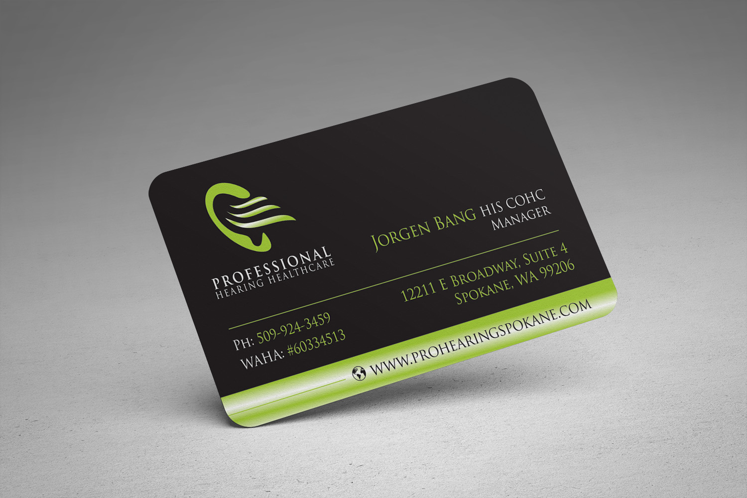 Business Card Design by alhemique1 for Professional Hearing HealthCare | Design #11837849