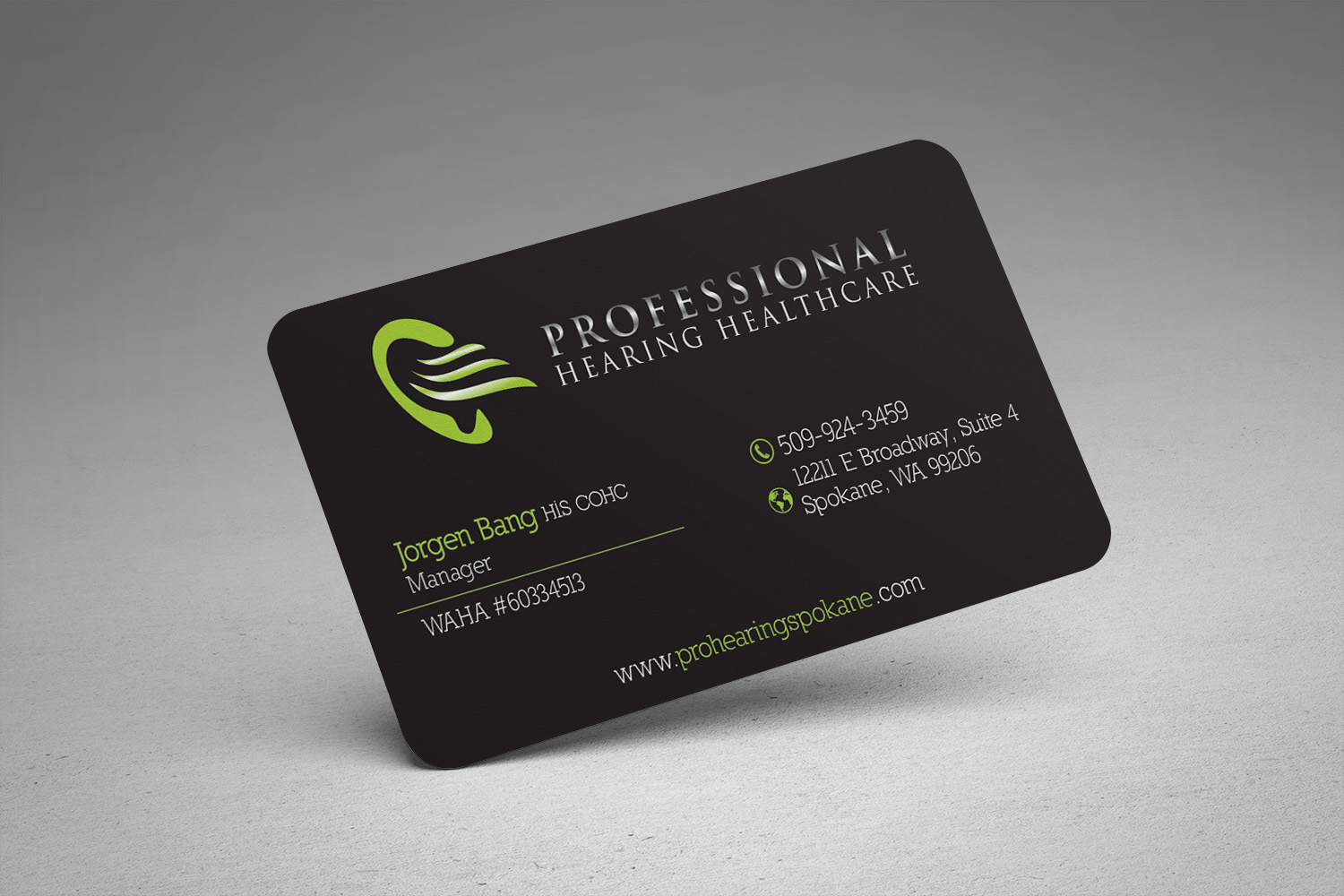 Business Card Design by alhemique1 for Professional Hearing HealthCare | Design #11837850