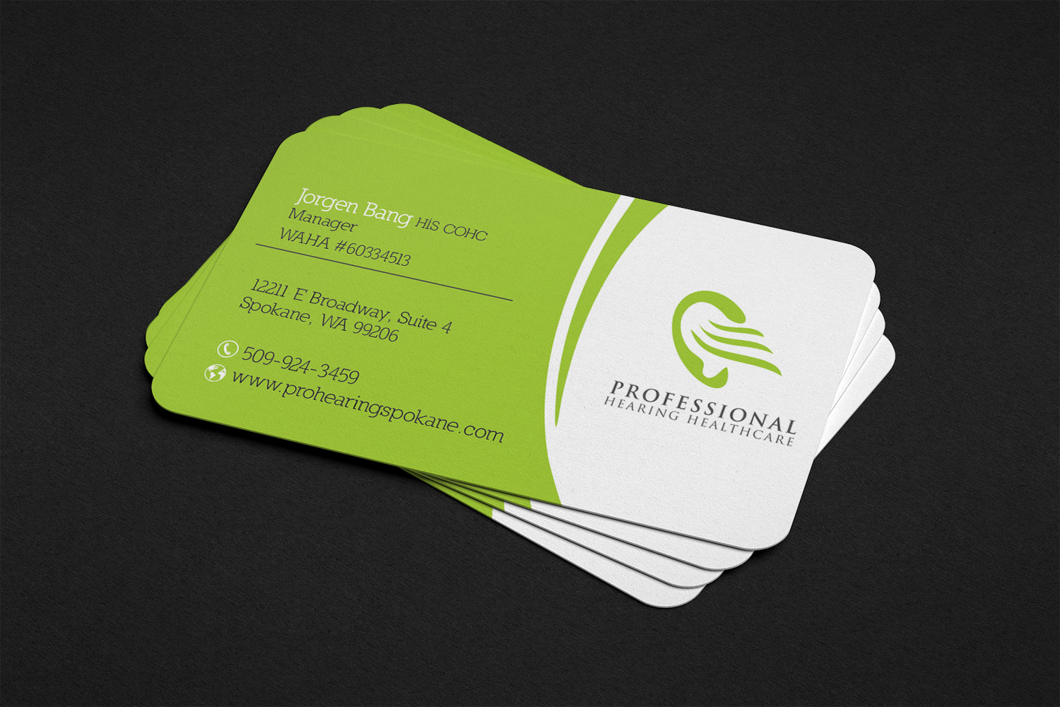 Business Card Design by alhemique1 for Professional Hearing HealthCare | Design #11837860