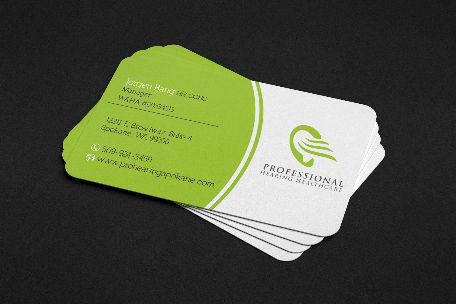 Business Card Design by alhemique1 for Professional Hearing HealthCare | Design #11837861