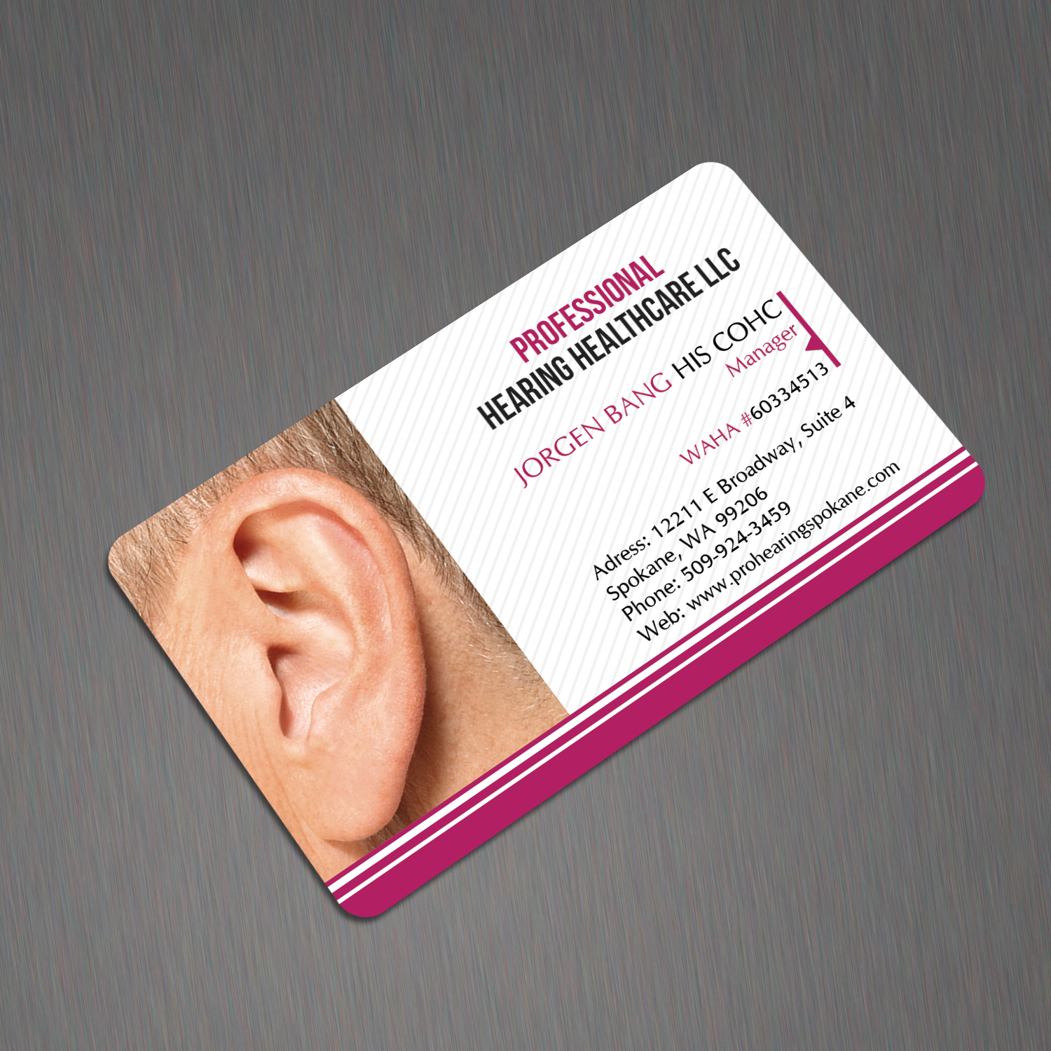 Business Card Design by rafchanjani56 for Professional Hearing HealthCare | Design #11900329