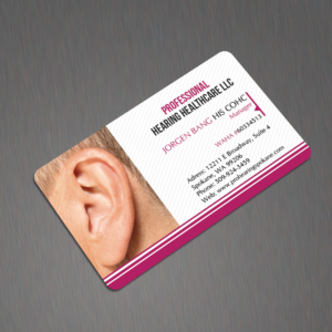 Visitenkarten-Design von rafchanjani56 für Professional Hearing HealthCare | Design: #11900329