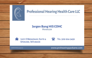 Visitenkarten-Design von TanaMa Creations für Professional Hearing HealthCare | Design: #11884915