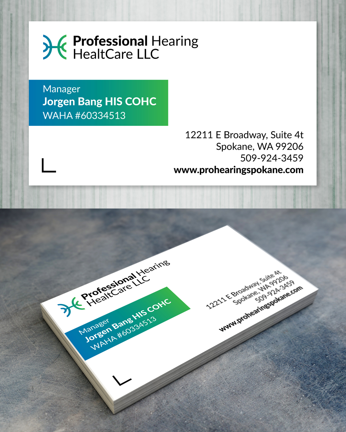 Business Card Design by akvarog for Professional Hearing HealthCare | Design #11905251