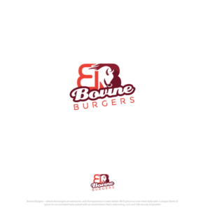 Diseño de Logo por Logoziner para Bovine Burgers, Inc. | Diseño #11855760