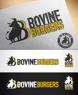 Logo Design by nivleik for Bovine Burgers, Inc. | Design: #11840910