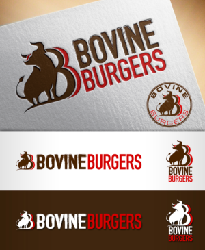 Logo Design by nivleik for Bovine Burgers, Inc. | Design: #11843279