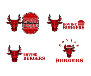 Logo Design by pixelgrapix for Bovine Burgers, Inc. | Design: #11844866