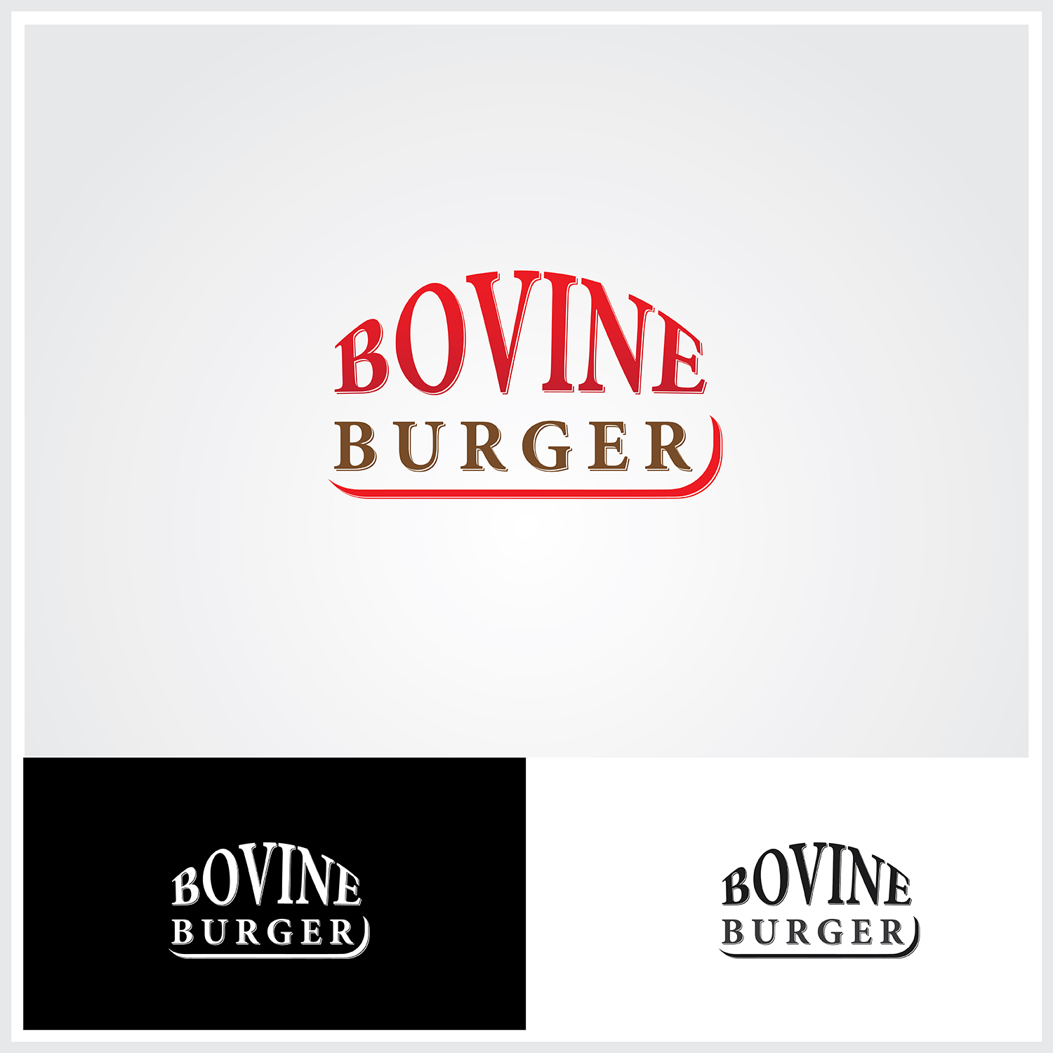 Logo Design by bdesigner9 for Bovine Burgers, Inc. | Design #11872181