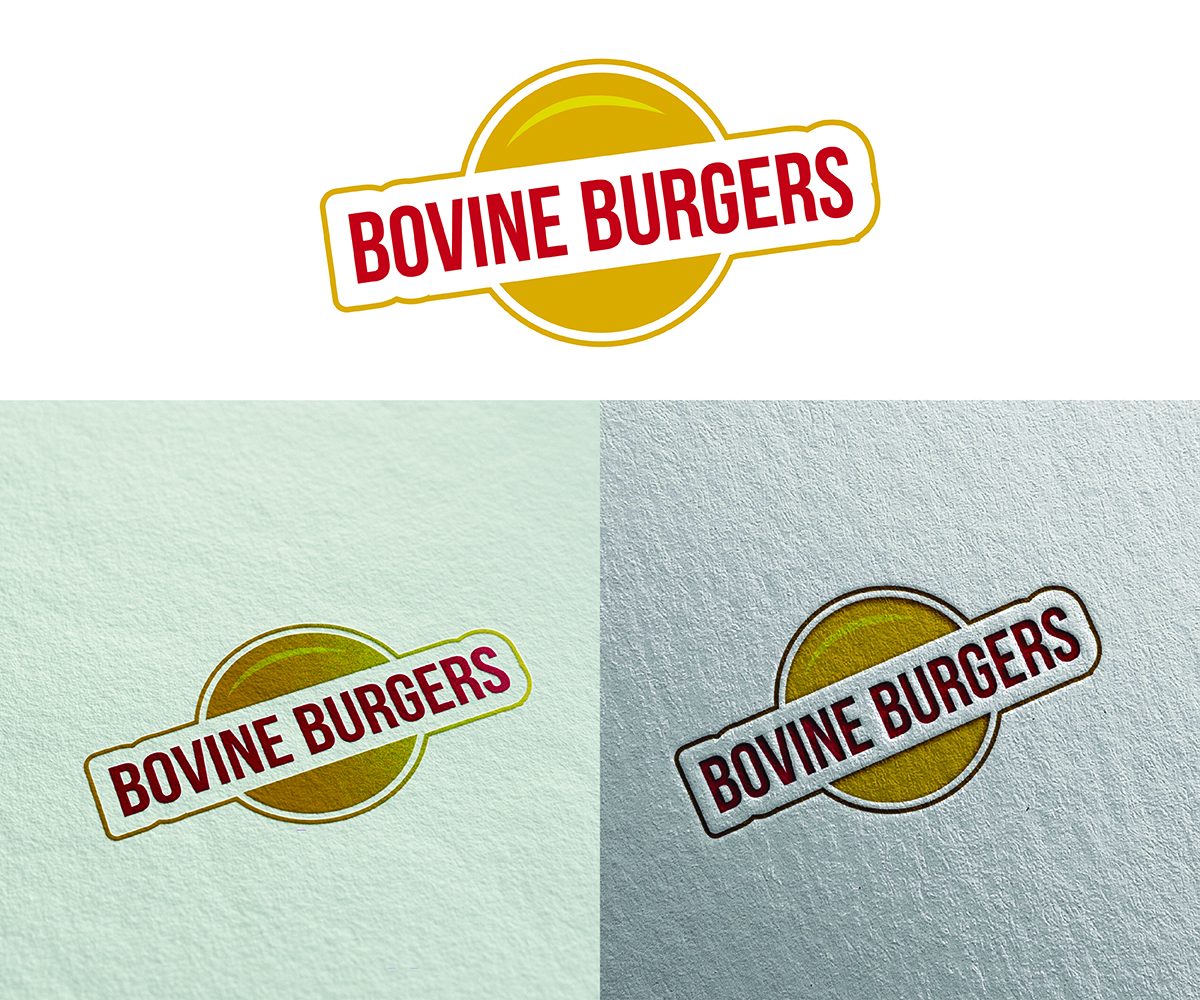 Logo Design by eMARK for Bovine Burgers, Inc. | Design #11840987
