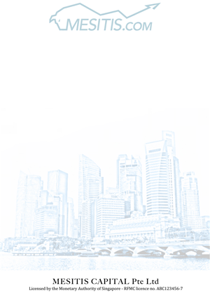 Letterhead Design by  Andy Dollinger for Mesitis Capital Pte Ltd | Design: #2369225