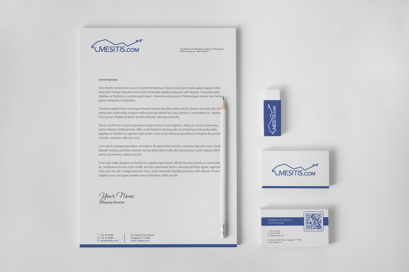 Letterhead Design by HYPdesign for Mesitis Capital Pte Ltd | Design #2367572