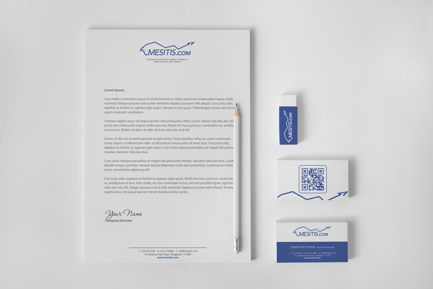 Letterhead Design by HYPdesign for Mesitis Capital Pte Ltd | Design #2367573