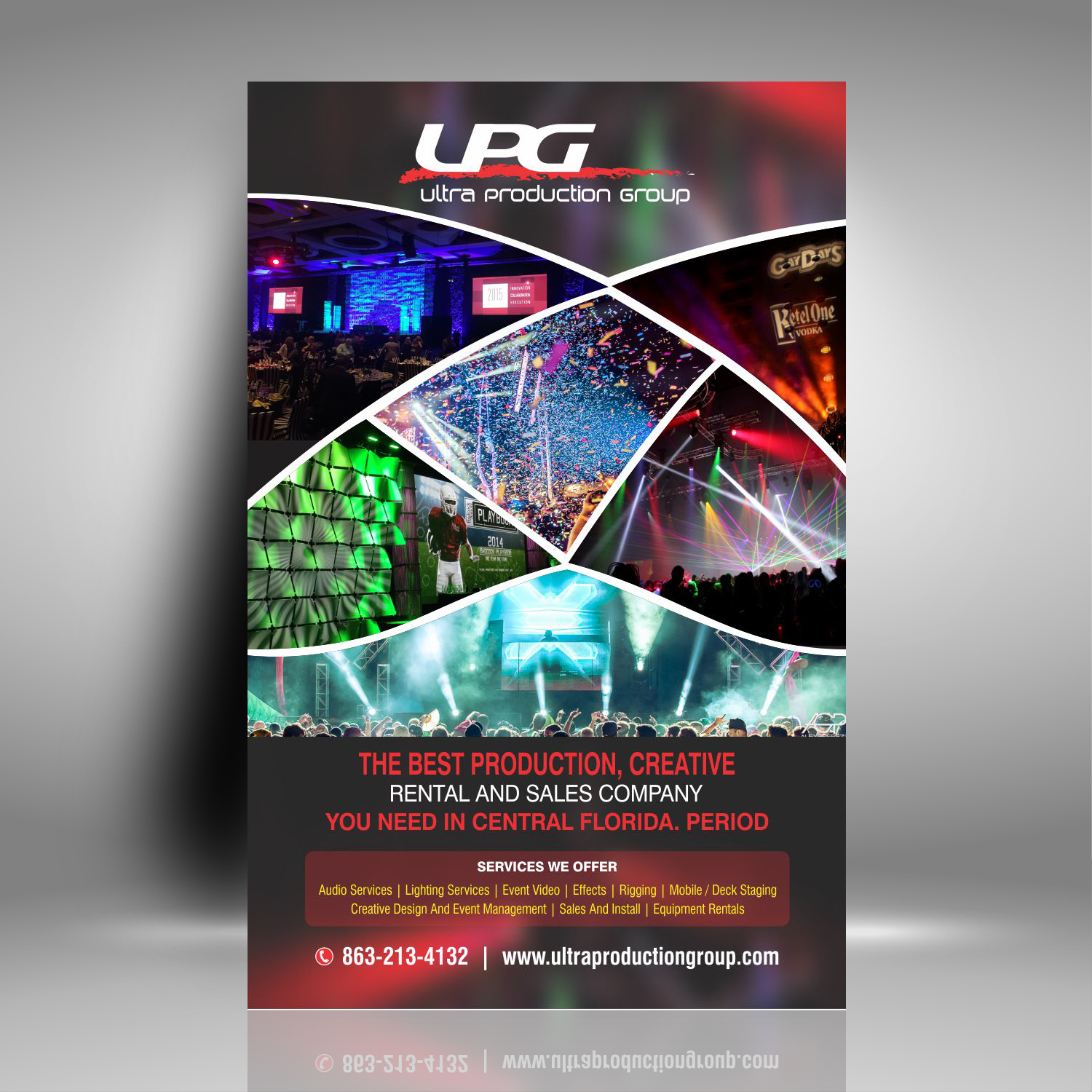 Advertisement Design by uk for Ultra Production Group LLC | Design #11834722