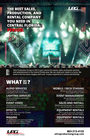 Advertisement Design by DesignSolutions for Ultra Production Group LLC | Design: #11822261