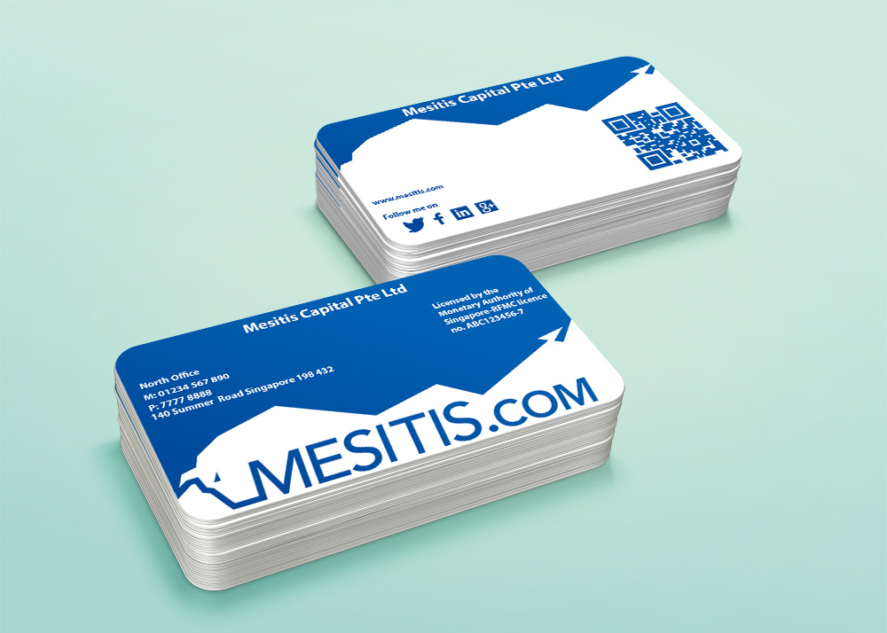 Business Card Design by girodesign for Mesitis Capital Pte Ltd | Design #2372425