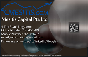 Business Card Design by CW for Mesitis Capital Pte Ltd | Design #2357887