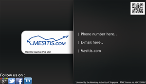 Business Card Design by  Radoi Florin for Mesitis Capital Pte Ltd | Design #2356501