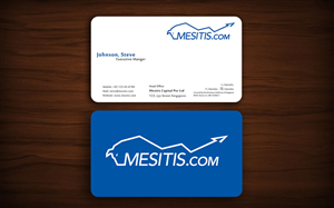 Business Card Design by AS Creative for Mesitis Capital Pte Ltd | Design #2390948